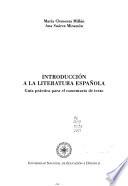 Introducción a la literatura española