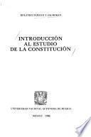 Introducción al estudio de la constitución