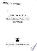 Introducción al sistema político español