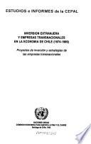 Inversión extranjera y empresas transnacionales en la economía de Chile (1974-1989).
