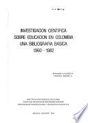 Investigación científica sobre educación en Colombia