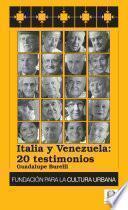 Italia y Venezuela: 20 testimonios