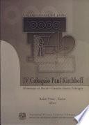 IV Coloquio Paul Kirchhoff