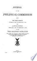 Journal of the Philippine Commission