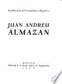 Juan Andreu Almazán, semblenza del candidato popular