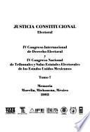 Justicia constitucional electoral