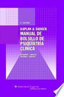 Kaplan & Sadock. Manual de bolsillo de psiquiatría clínica (5a. ed.).