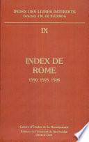 L'index de l'inquisition portugaise 1547, 1551, 1561, 1564, 1581
