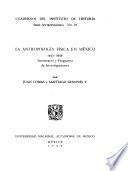 La antropología física en México, 1943-1959