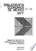 La Bibliografía económica de México
