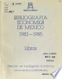 La Bibliografía económica de México