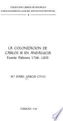 La colonización de Carlos III en Andalucía