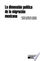 La dimensión política de la migración mexicana