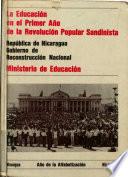 La Educación en el primer año de la Revolución Popular Sandinista