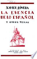 La esencia de lo español