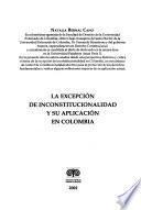 La excepción de inconstitucionalidad y su aplicación en Colombia