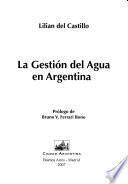 La gestión del agua en Argentina