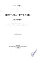 La historia literaria de España