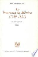 La imprenta en México, (1539-1821): 1539-1600