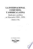 La internacional comunista y América Latina