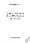 La Introducción de la sociología en España