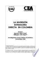 La inversión extranjera directa en Colombia