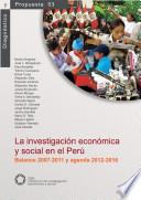La investigación económica y social en el Perú