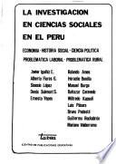La investigación en ciencias sociales en el Perú