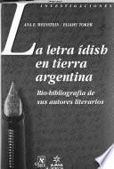 La letra ídish en tierra argentina