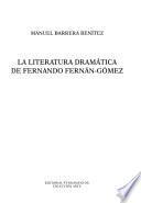 La literatura dramática de Fernando Fernán-Gómez