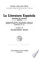 La literatura española: Nuestros días