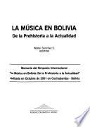 La música en Bolivia
