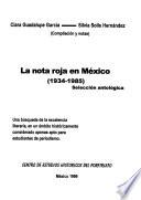 La nota roja en México, 1934-1985