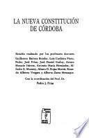 La Nueva constitución de Córdoba