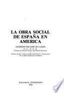 La obra social de España en América