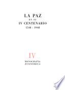 La Paz en su IV centenario, 1548-1948