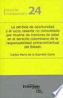 La pérdida de oportunidad y el lucro cesante no consolidado por muerte de menores de edad en el derecho colombiano de la responsabilidad extracontractual del Estado