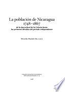 La población de Nicaragua 1748-1867