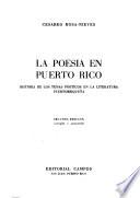 La poesía en Puerto Rico