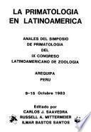 La primatologia en Latinoamerica
