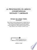 La privatización en México