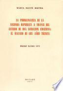 La problemática de la Segunda República a través del estudio de una situación concreta: el Mataró de los años treinta