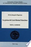 La prosa de Luis Rafael Sánchez