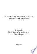 La recepción de Maquiavelo y Beccaria en ámbito iberoamericano