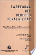 La reforma del derecho penal militar