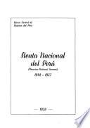 La Renta nacional del Perú