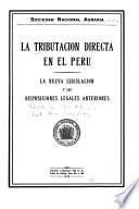 La tributación directa en el Perú