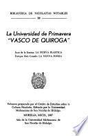 La Universidad de Primavera Vasco de Quiroga