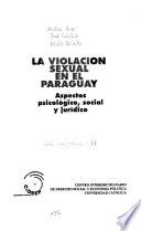 La violación sexual en el Paraguay