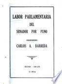 Labor parlementaria del senador por Puno